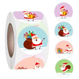 Gift Wrap Handmades Sticker Labels Self-Adhesive Round Package Sealed Year WWO66