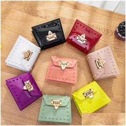 Purse 8 Colors Summer Ins Quality Adts Kids Chain Pvc Mini Messanger Handbag Children School Oneshoder Bags 3198 Q2 Drop Delivery Ba Dhivq