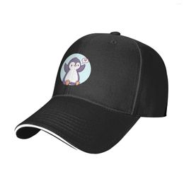 Berets Penguin Cute Cartoon Hats Baseball Cap Adjustable Cotton Or Polyester Lightweight Adult Visor Four Seasons Print Casual