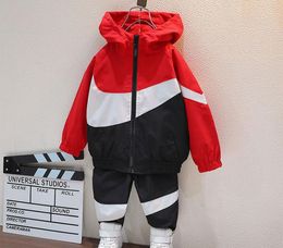 kids designer clothes boy girl Clothing Sets jacket windbreaker pants children coat