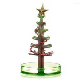 Christmas Decorations 14cm DIY Fun Gifts Home Holiday Party Decorating Props Mini Magic Grow Tree Tabletop Baubles.