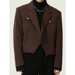 Men's Jackets Vintage Designer Korean Buckles And Coats Famous Male Jacket Outerwear