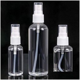 Perfume Bottle 30 50 75 100 Ml Plastic Pet Spray Bottles Skin Care Set Package Drop Delivery Health Beauty Fragrance Deodorant Dhsey