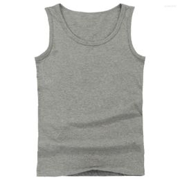 Men's Tank Tops XXS-4XL 2023 Summer Men Clothing Black White Gray Sleeveless Vest Children Slim Fit