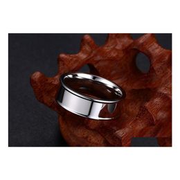 Band Rings Pretty Stainless Steel Carved Mens Brand Jewellery Jewellery Drop Delivery Dhtef