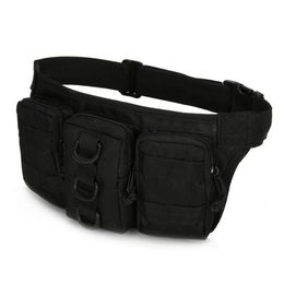 Unisex Outdoor Sport Casual Tactical Belt Loops Waist Bag Molle Military Waist Fanny Pack