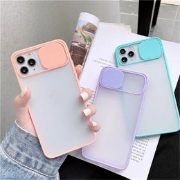 Slide Camera Cover CamShield Lens Protection Phone Cases for iPhone 14 13 12 11 Pro XS Max XR 6 7 8 Plus S21 Note20 S20 Ultra