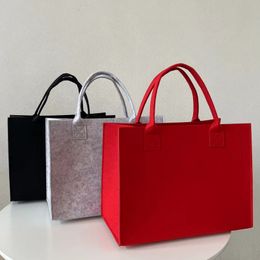 HBP Felt bag Shopping Totes Women Handbags Hot tote gift bag box packaging bag shoulder bag Simple Tote bag Vegetables Bags