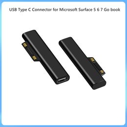 Consume electronics 5PCS/LOT USB Type C Connector for Microsoft Surface Pro 3 4 5 6 Go Plug Power Adapter Converter Laptop Charger Converter