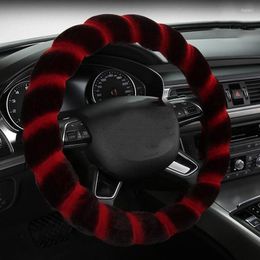 Steering Wheel Covers 1PC Car Cover Plush Winter Soft And Comfortable Keep Warm Interior Accessories Accesorios Para Auto Stuurhoes