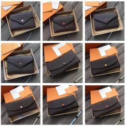 Designer woman wallet women purse original box wallets card holder flower serial number date code fashion Original packing box