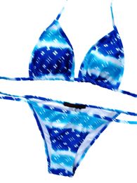 Seksi Bikini Set Yüzme Giyim Bir set olarak 2 adet Marka Mektupları Yüzme Tasarımcı Bayanlar Mayo Lüks Tasarım İç Çamaşırı