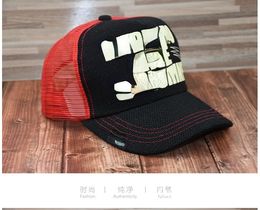 Classic Street Hip Hop Mesh Cap Summer Breathable Sun Protection Peaked hat Big Head Circumference Linen Baseball Caps Tide