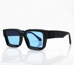 Óculos de sol milionários para homens e mulheres quadrados vintage clássico moda estilo avant-garde 1165 top anti-ultravioleta vêm com caixa e bolsas