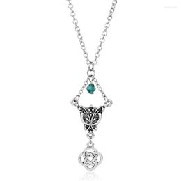 Chains Outlander Elegant Butterfly With Luck Irish Knot Necklace Woman Choker Fashion Jewellery