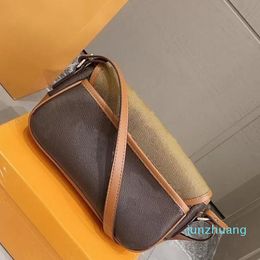 Women Messenger 154 Brand Handbags Crossbody Underarm 15 Purses Patchwork Colour Letter Fashion Wallets Wide Shoulder Strap