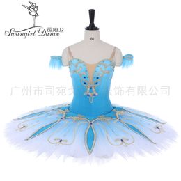 Gradient Blue Bird variation Classical Professional Ballet Tutu Adult performance pacake tutu for girls BT9262