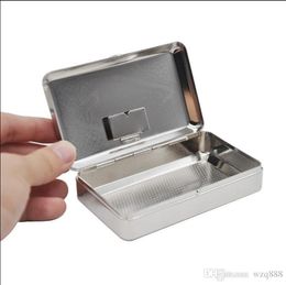 NEW Portable cigarette box, pipe box, paper clip, stainless steel cigarette box