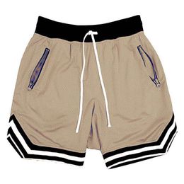 mens designer shorts mens Mesh sports basketball shorts men's muscle running basketball training breathable fitness pants