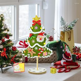 Christmas Decorations Tree DIY Material Package Handmade Funny Game Children Educational Toys Craft Boys Girls Gifts