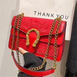 2023 Retro Alligator Women Evening Bags Luxury PU Leather Handbags Female Chain Designer Shoulder Messenger Bags Casual Ladies Tote Bolsas