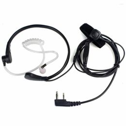 Walkie Talkie Throat MIC Covert Acoustic Tube Earpiece With Pfor & BAOFENG UV5R 888S B5 3R Two Way Radio (stock In Spain And Us)