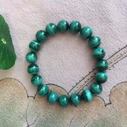 Strand Natural Malachite Stone Charm Bracelet Guardian Of Love Bracelets Bangle Women Wedding Valentine's Gift Crystal Jewellery Beaded