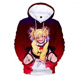 Men's Hoodies Himiko Toga 3D Hooded Men / Ladies Sweatshirt Fashion Harajuku Street Pullover Hip Hop Casual Women