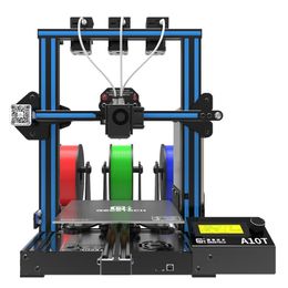 Printers GEEETECH A10/ A10M/ A10T 3D Printer Mix-color Upgrade GT2560 V4.0/4.1B Controlboard Open Source 220x220x250mm LCD2004 FDM CE