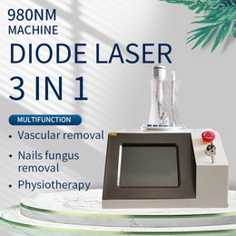 3 In 1 980Nm Diode Laser Spider Vein Removal Machine 980 Vascular Salon222