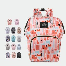 Mamãe Bolsa de fraldas Bolsa de enfermagem de designer de grande capacidade BACA DE BACA DE BACA DE BEBÊ PARA BEBIDO PARA MADEIRA MODAGEM MACATE DE VIAGEM