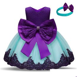 Girl'S Dresses 1St Birthday Party Baby Girl Clothes Infant Girls Baptism Dress 15 Years Princess Pageant Kids For Clothing1 621 Y2 D Dhzwn