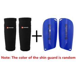 Protective Gear 1 Pair Child Adult Soccer Protective Socks with Shin Pads Leg Sleeves Supporting Sport Safety Shin Guard Calf Support Socks Pads 230215