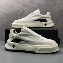Wedding Italian Party Designer Shoes Comfortable Fashion Non-slip Platform Light Casual Sneakers Round Toe Thick Bottom Business Leisure Walking Loafers D77 2429