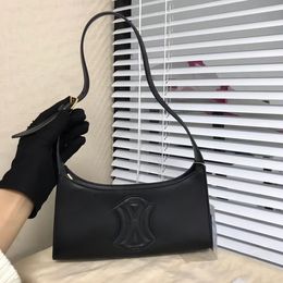 Women's famous Genuine leather Luxury Designer Bag hobo celin tote handbag cross body fashion underarm small bag black purse trapstar single Shoulder top handle bag