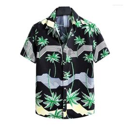 Men's Casual Shirts Harajuku Anime 3D Beach Hawaiian 2023 Summer Shirt Short Sleeve Streetwear Oversized 7XL Camisa Social Chemise Homme