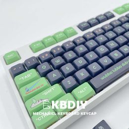 Keyboards KBDiy 118 Keys Rick And Morti PBT Keycaps XDA Profile MX Switch Anime Cute Keycap for DIY Mechanical Gaming Keyboard Custom Set T230215