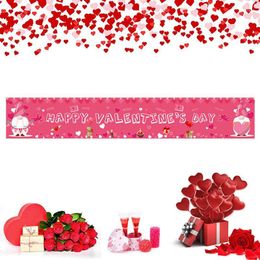 Party Decoration Happy Valentine's Day Banner Backdrop Romantic Sweetheart Gnome Valentines Background Marriage Decorations Pography