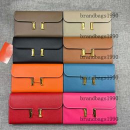 Espom Long Wallets Whole Leather Card holders With Gold Hardware Purse Bags fashion Cowskin Genuine leather wallet For lady woman 2797