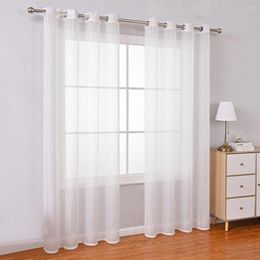 Curtain Fashion Window Gauze Natural Sag Sheer Eye-catching Modern Style Yarn Bedroom Tulle Privacy Protection