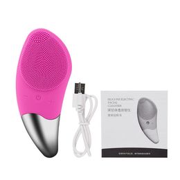 Skin care tool Electric Face Cleansing Brush Silicone Sonic for cleansing and exfoliating target cleaner personal skincare brushes USB rechargeable reddit