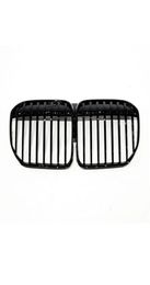 1 PC New Car Styling Hood Kidney Grille For BMW 7 Series G12 MP Style Glossy Black Mesh Grill 1 Slat Line ABS Front Air Intake Gri1467990