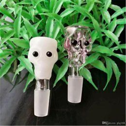 L skull bone bubble head Wholesale Bongs Oil Burner Pipes Water Pipes Glass Pipe Oil Rigs Smoking