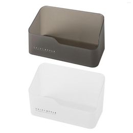 Storage Boxes Clear Plastic Cosmetic Waterproof Durable Makeup Bin For Desktop Drawer Bathroom