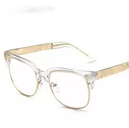 Fashion Sunglasses Women Men Optics Prescription Spectacles Frames Vintage Plain Glass Eyewear