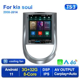 Android 11 Player for Tesla Style Car Dvd Radio Video for Kia Soul 2010-2013 Multimedia GPS 2din Carplay Stereo BT