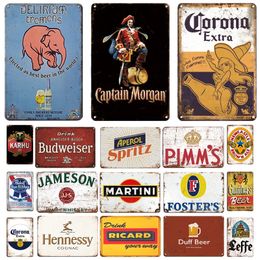 Metal Tin Sign Belgium Beer art painting Metal Vintage Plaque Tin Sign Metal Signs Decorative Plate For Pub Bar Man Cave Club Wall personalized Decor size 30X20CM w02