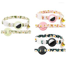 Dog Collars For Air Tag Cat Collar Kitten Breakaway With Silicone Holder Girl Boy Cats