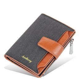 Wallets Men 2023 Blue Black Small Money Coin Purse Hasp Card Holder Man Wallet Short Zipper Male Leather Clutch