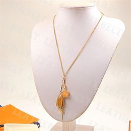 Designer Pendant Necklace Womens Classic Gold Chain Necklace Fashion Hip Hop Necklace Anniversary Gift